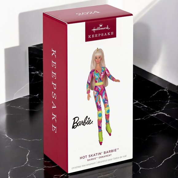 2024 Hallmark Keepsake Ornament HOT SKATING BARBIE Hot Skatin' barbie - Picture 10 of 15